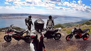 Croatia 2017  a weekend trip to the coast  KTM Ducati [upl. by Peria]