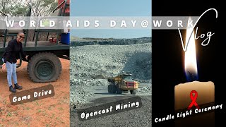 WORLD AIDS DAY AT WORK VLOG  Mining Engineer Day in the Life amp Game Drive  The LOVELEELERA Blog [upl. by Aubert]