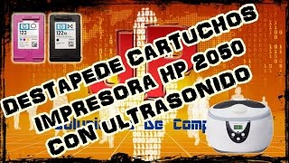 Limpieza de Cabezales de cartuchos 122 de Impresora HP 2050  JP SOLUCIONES [upl. by Kassab]