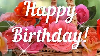 Best Wishes for a Happy Birthday  Happy Birthday Wishes message [upl. by Eeclehc]