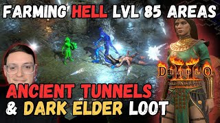 Best Farming Spot For Blizz Sorc Lets See  Loot From 100 Hell Ancient TunnelsDark Elder Runs [upl. by Sherlock]