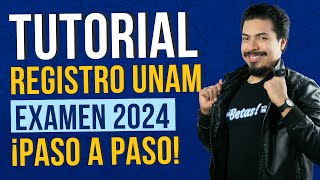 TUTORIAL Registro UNAM 2024 Explicado PASO A PASO FÁCIL [upl. by Nostrebor825]