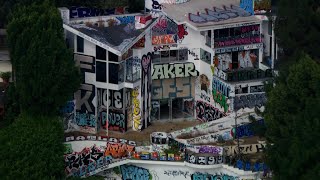 Squatters Take Over Abandoned 65M Hollywood Mansion [upl. by Tierney]