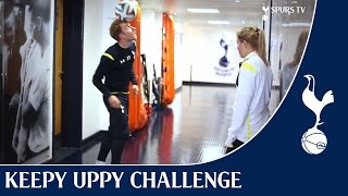 Amazing Skills  Keepy Uppy Challenge  Christian Eriksen vs Charlotte Lade [upl. by Orr]