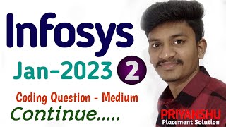 Infosys SP coding Question 2023 2  Infosys Specialist programmer coding questions 2023  Infosys [upl. by Hibbs432]