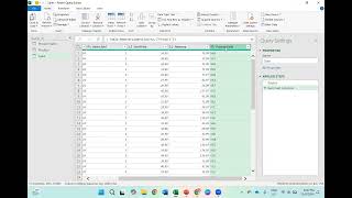 Normalizing Table  Power Query for Excel [upl. by Inerney]