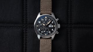 Review A Versatile Tool Watch With Vintage Charm  The IWC Pilots Watch Chronograph Spitfire [upl. by Milo]