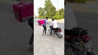 Foodpanda prank funny comedyvideos shorts [upl. by Eillit]