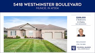 5418 Westminster Boulevard Muncie Indiana Homes for Sale  wwwcoldwellhomescom [upl. by Ausoj948]