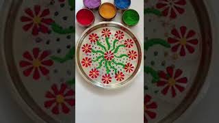 ✨ Best design for rangoli diwali ✨ youtubeshorts viralshort rangolidesigns [upl. by Assek685]