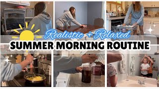 SUMMER MORNING ROUTINE Realistic  Relaxing Morning Routine Summer 2024 [upl. by Lertnom403]