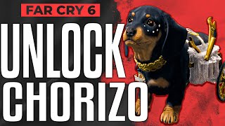 Far Cry 6 HOW TO UNLOCK CHORIZO – Best Amigo [upl. by Ynafetse]