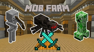 Fast Mob Farm Built in Survival ilmango design [upl. by Suryt995]