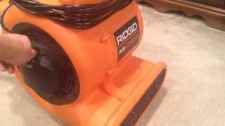 Ridgid Air Mover [upl. by Sad]