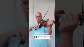 How to play these rhythms on the violin violin shorts [upl. by Wilsey]