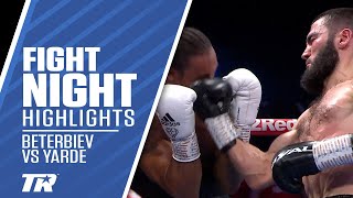 Artur Beterbiev Makes it 19 Wins 19 KOs with Great Win Yarde to retain belts  FIGHT HIGHLIGHTS [upl. by Helsie]