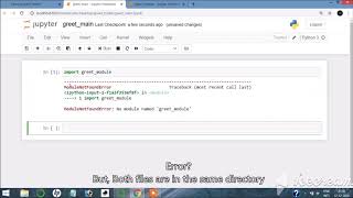How to import Python modules in Jupyter Notebook [upl. by Lamson]