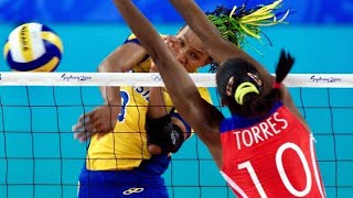 Semifinal Voleibol FemeninoSydney 2000 Cuba x Brasilcubanas voleibol fivb olimpiadas cuba [upl. by Lletnahc]