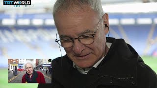 Exclusive Leicester City Manager Claudio Ranieri reacts to messages from fans [upl. by Alahc]