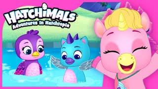 The Discovery of the Magical Mermals 🧜🏼‍♀️  Adventures in Hatchtopia Part 5  Cartoon for Kids [upl. by Prent82]