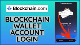 How to Login Blockchain Wallet Account 2023 Blockchain Sign In [upl. by Mihalco591]