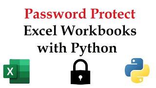 Password Protect Excel Workbooks with Python using win32com  Data Automation [upl. by Krucik512]