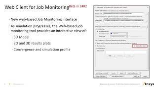 Web client for HFSS Job Monitoring 2024R2 [upl. by Oakie724]