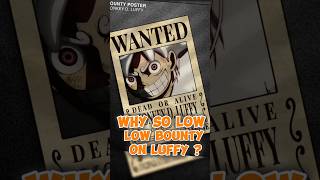 Why Luffys Bounty is So Low Reasons  shorts anime onepiece luffy zoro sanji luffyedit [upl. by Paradies]