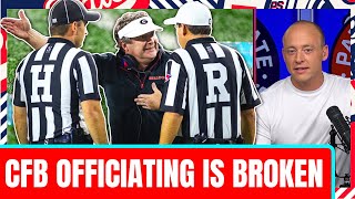 College Football Officiating Was HORRIBLE Saturday  Josh Pate Reaction [upl. by Ebby574]