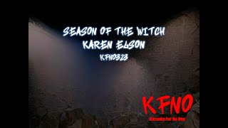 Karen Elson  Season of the Witch karaoke [upl. by Adel295]