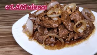 BEEF STEAK  HOW TO COOK BEEF STEAK  BEEF STEAK RECIPE  AMY GUEVARRA [upl. by Duong]