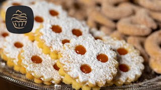 Linzer Augen amp Zimtkipferl  Leckeres Weihnachtsplätzchen Rezept [upl. by Elodia]