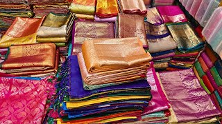 Madina Kanchi Pattu Sarees  పెళ్లి స్పెషల్ ఆఫర్  New Sunil Textiles Hyderabad [upl. by Yreffej]