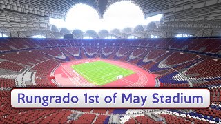 Minecraft  MEGABUILD  Rungrado 1st of May Stadium  DOWNLOAD Official [upl. by Atnahc]