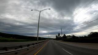 Quebec Driving 019 Time Lapse Sainte Annede Beaupre Quebec To Tadoussac QC [upl. by Silvain]