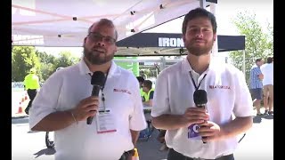 LTenVivo  Deportistas preparan sus equipos para el esperado Ironman Pucón 2018 [upl. by Vanderhoek548]