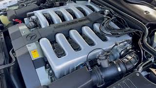 2000 MERCEDES SL600 R129 V12 ENGINE VIDEO RUNNING [upl. by Hoon321]