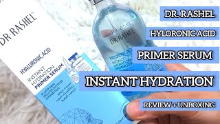 Dr rashel Hyaluronic Acid primer Serum Unboxing and Review by Unboxing Tv [upl. by Albemarle]