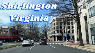 Driving around Arlington Virginia Shirlington and Fairlington [upl. by Roshelle]