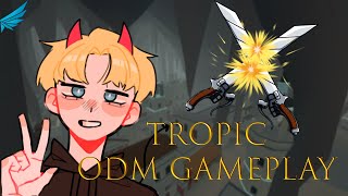 Roarks Attack On Titan Full ODM Gameplay  Tropic NEW PATCH [upl. by Nosreme]