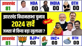 Jharkhand Assembly Election Opinion Poll 2024 Jharkhand mein agli sarkar kiski BJP YA JMM  JLKM [upl. by Muns]