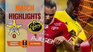 SHERIFF 0 1 ELFSBORG UEFA EUROPA LEAGUE HIGHLIGHTS  25072024 [upl. by Eicirtap]