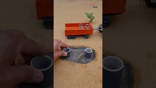 Mini Chaff Cutter Machine Project Mini Handpump Water Motor And Cow Video Project shorts [upl. by Anelhtak]