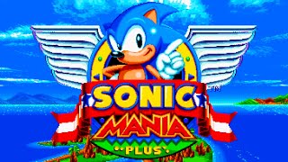 Sonic Mania Plus  Full Game 100 Walkthrough Mania amp Encore Mode [upl. by Cnut]