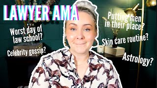 LAWYER AMA law school skin care and yelling at men in bars [upl. by Jeanie]