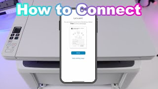 HP Laserjet Pro M28w Connect to HP Smart App in Minutes [upl. by Nalyad]