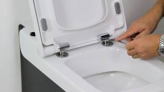 How to install a softclose toilet seat [upl. by Hesta889]