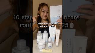 10 step KOREAN SKINCARE routine using ONLY ROUND LAB products🧴 [upl. by Leventis46]