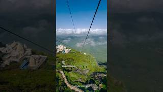 junagadh Girnar mountain ropeway view travel mountains nature explore gujjuthinker song [upl. by Bondon471]