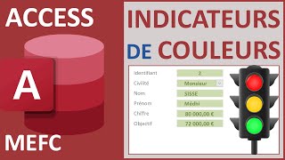 Mise en forme conditionnelle sur formulaire Access [upl. by Seroled]